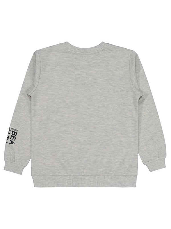 Civil Girls Basic 6-9 Yaş Sweatshirt - Ekru