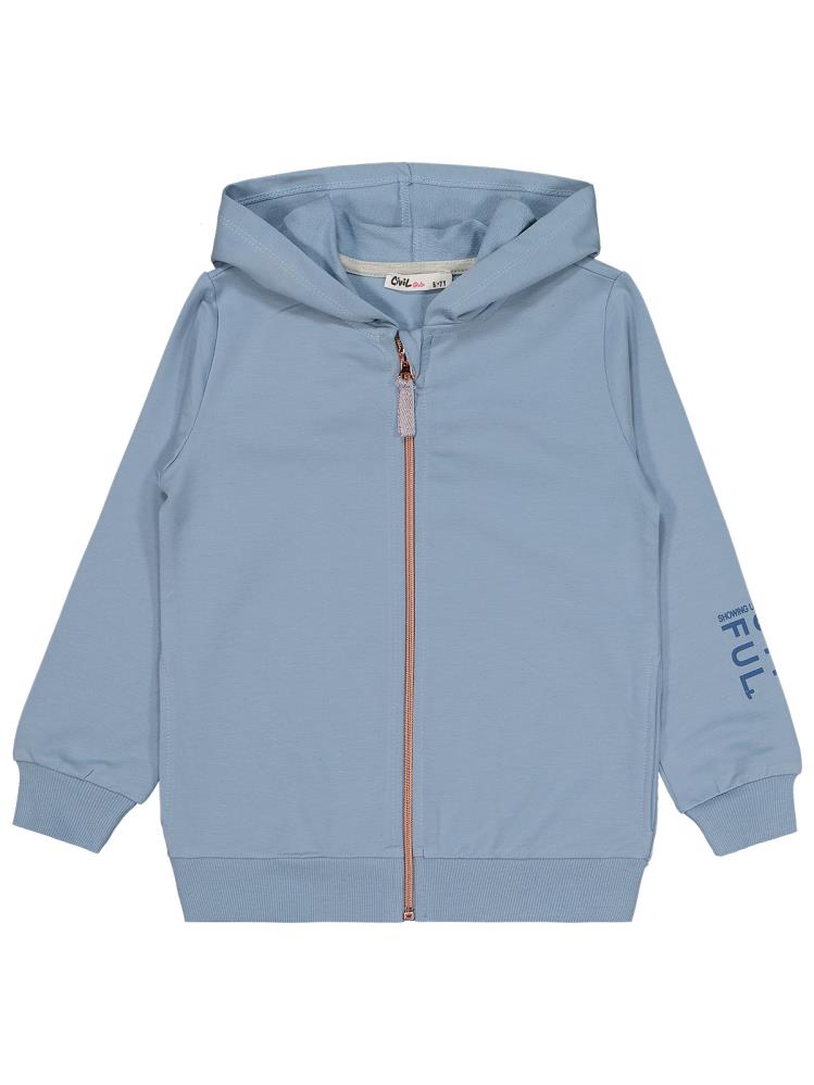 Civil Girls Basic 10-13 Yaş Hırka - Mavi