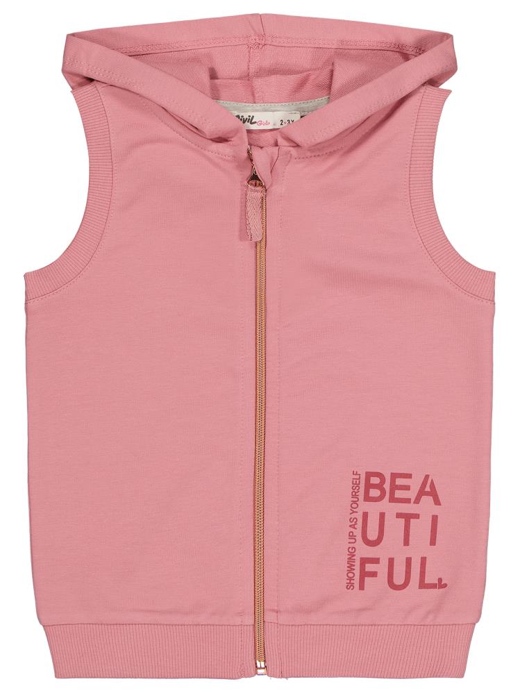 Civil Girls Basic 2-5 Yaş Yelek - Pembe