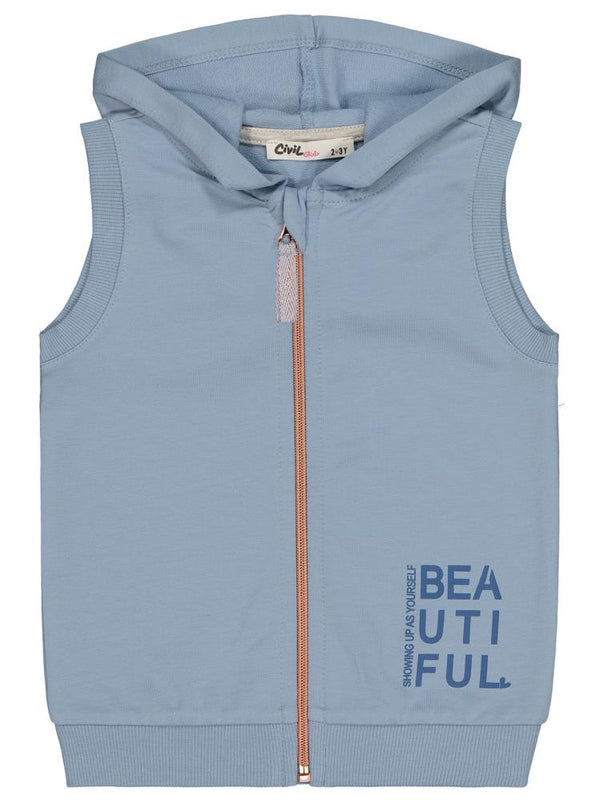 Civil Girls Basic 2-5 Yaş Yelek - Mavi