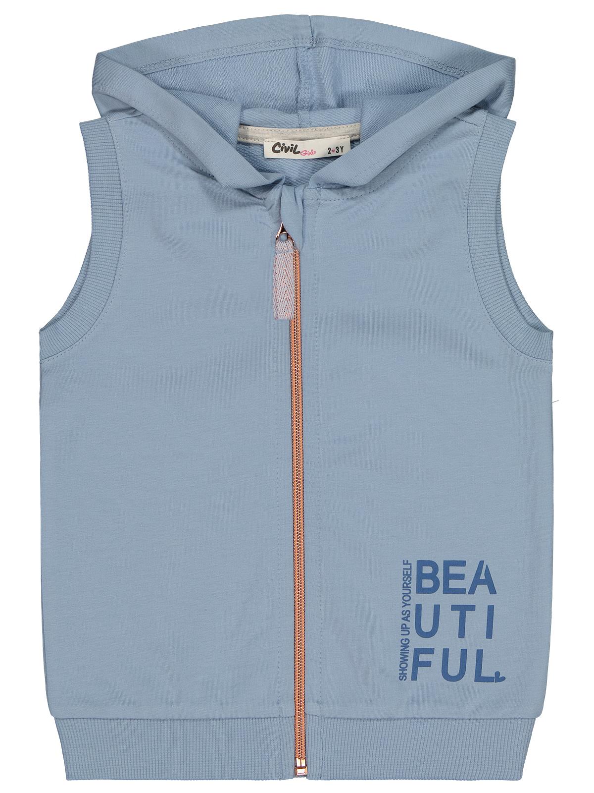 Civil Girls Basic 2-5 Yaş Yelek - Mavi
