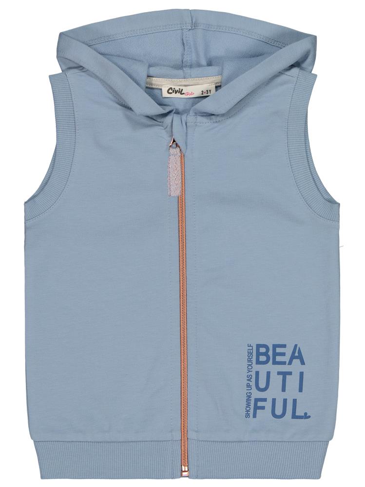 Civil Girls Basic 2-5 Yaş Yelek - Mavi