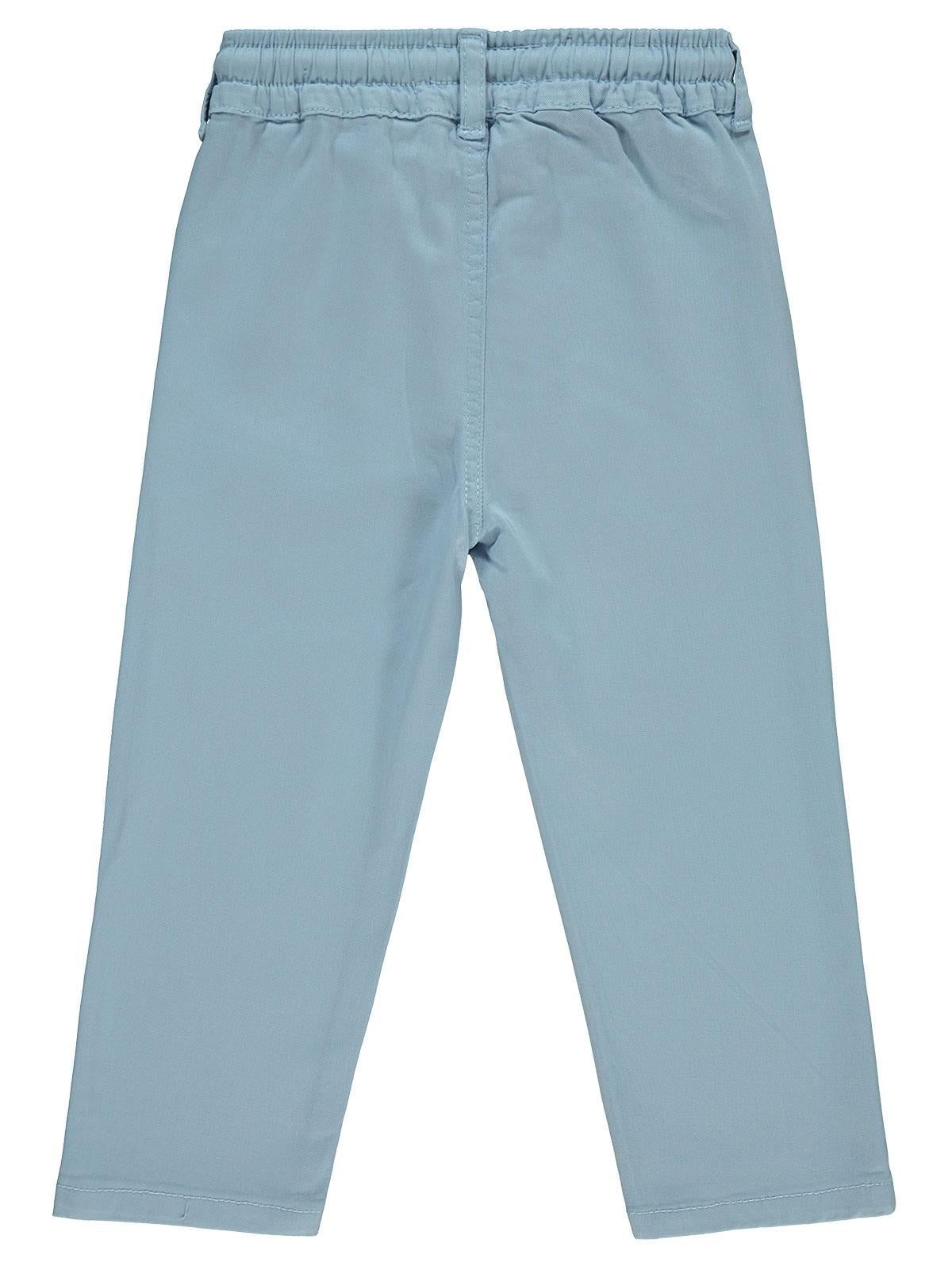 Civil Boys Süs Düğmeli Beli Lastikli 2-5 Yaş Pantolon - Mavi