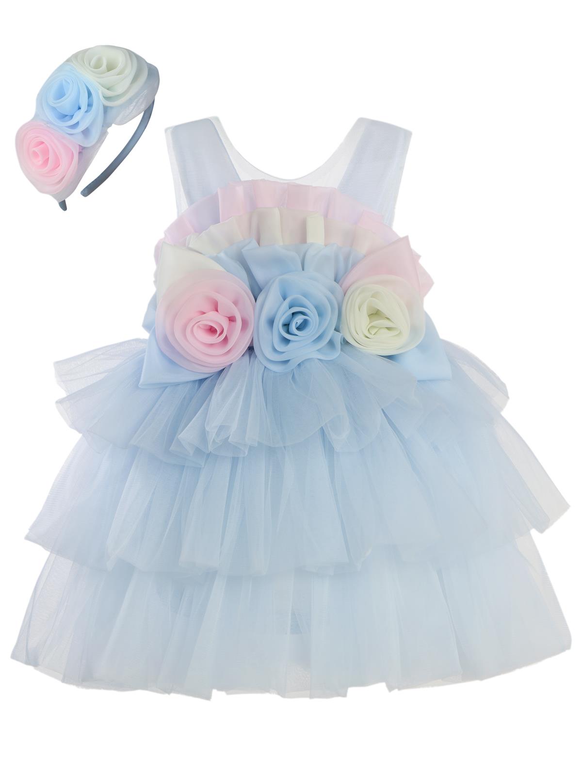 Civil Girls 2-5 Yaş Abiye - Mavi