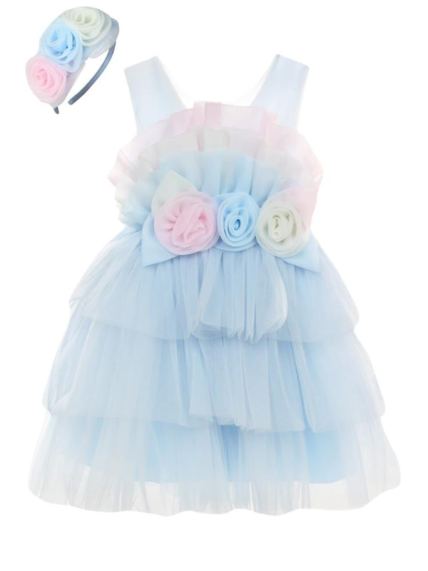 Civil Girls 6-9 Yaş Abiye - Mavi