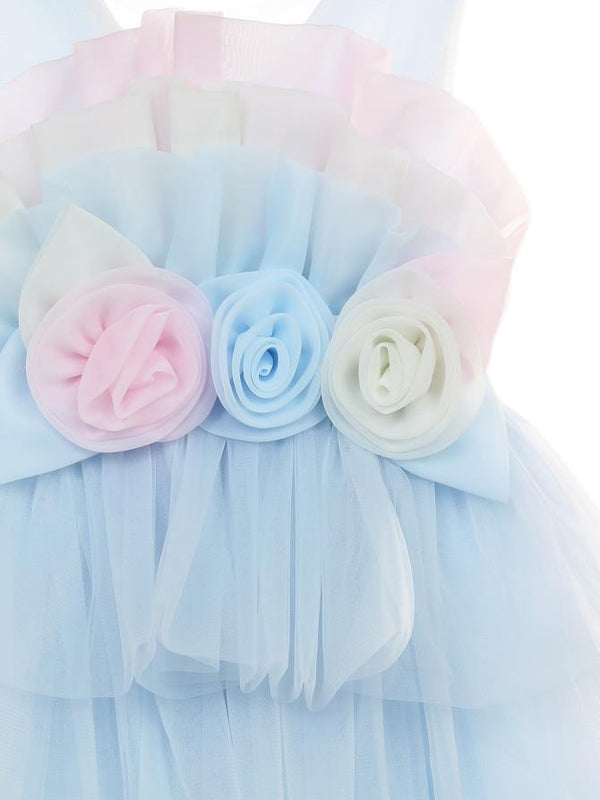 Civil Girls 6-9 Yaş Abiye - Mavi