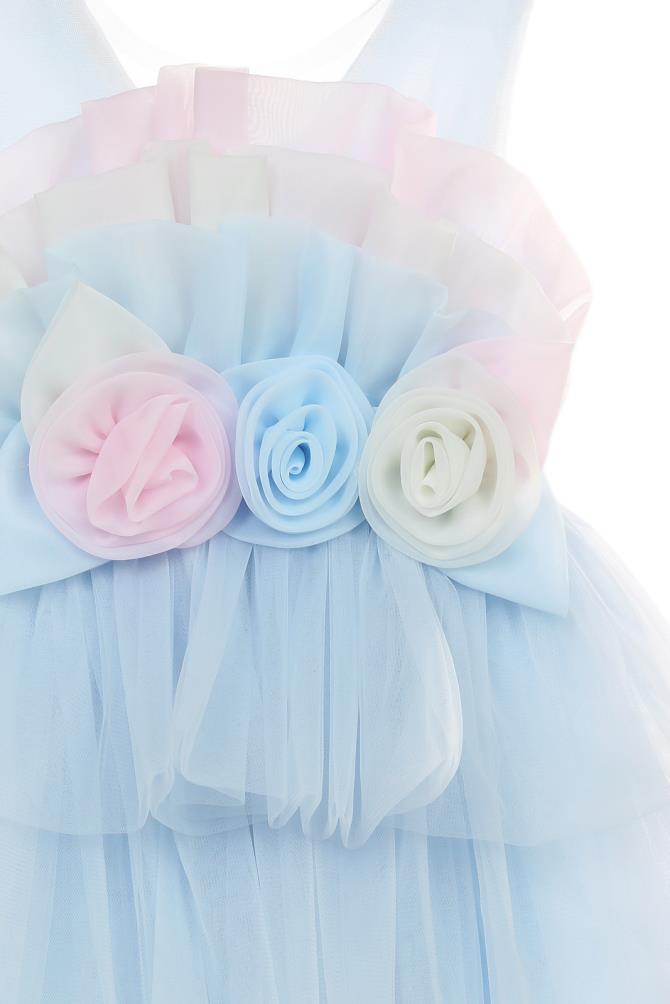 Civil Girls 6-9 Yaş Abiye - Mavi