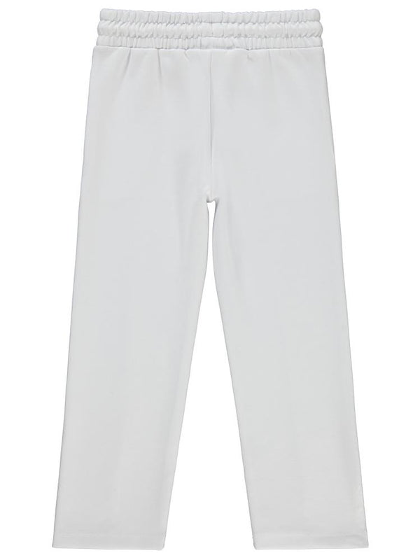 Civil Girls Leopar Baskılı 6-9 Yaş Eşofman Altı - Beyaz