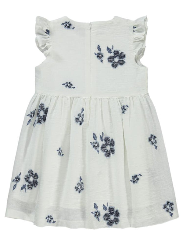 Civil Girls Kolu Fırfırlı 2-5 Yaş Elbise - Lacivert