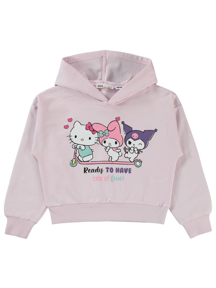 Kuromi 6-9 Yaş Sweatshirt - Lila