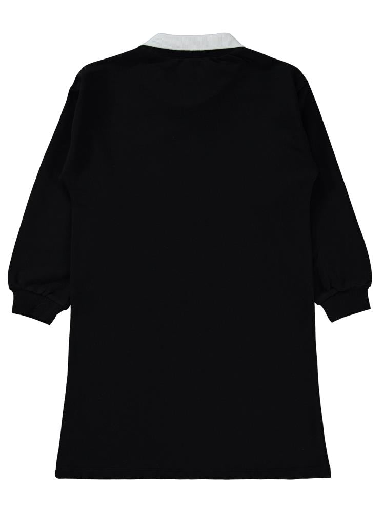 Kuromi 6-9 Yaş Elbise - Siyah