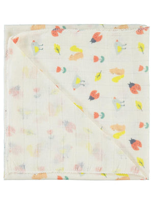 Civil Baby Uğur Böceği Empirme 75X75Cm Battaniye - Ekru