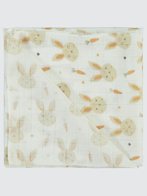 Civil Baby Tavşan Empirme 75X75Cm Battaniye - Ekru