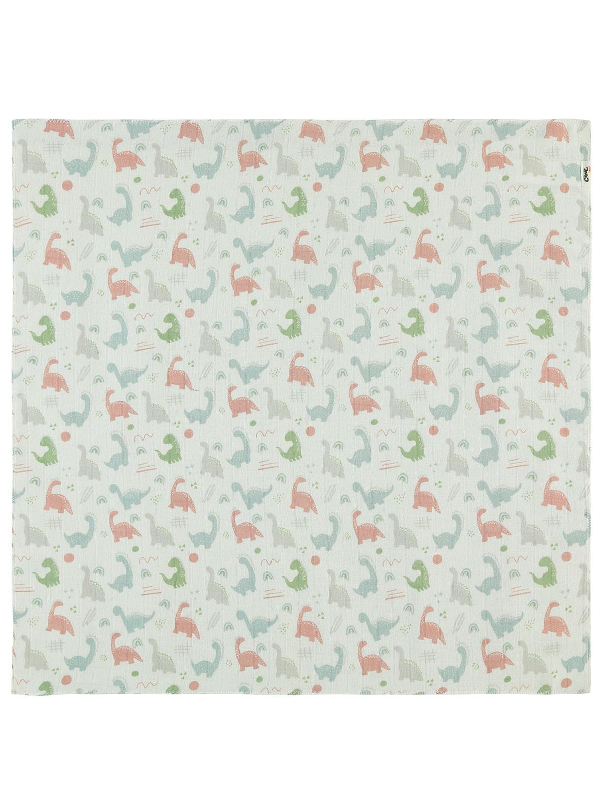 Civil Baby Dinazor Empirme 75X75Cm Battaniye - Ekru
