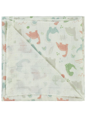 Civil Baby Dinazor Empirme 75X75Cm Battaniye - Ekru