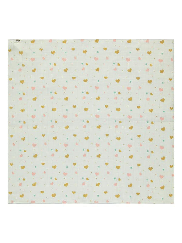 Civil Baby Renkli Kalp Empirme 75X75Cm Battaniye - Ekru