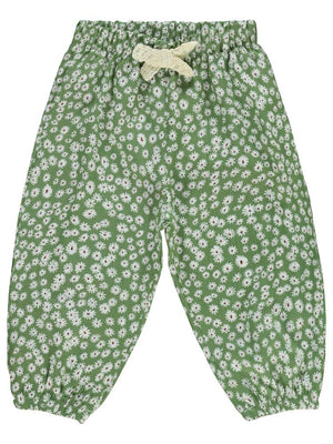 Civil Baby Çiçek Empirmeli 6-18 Ay Pantolon - Yeşil