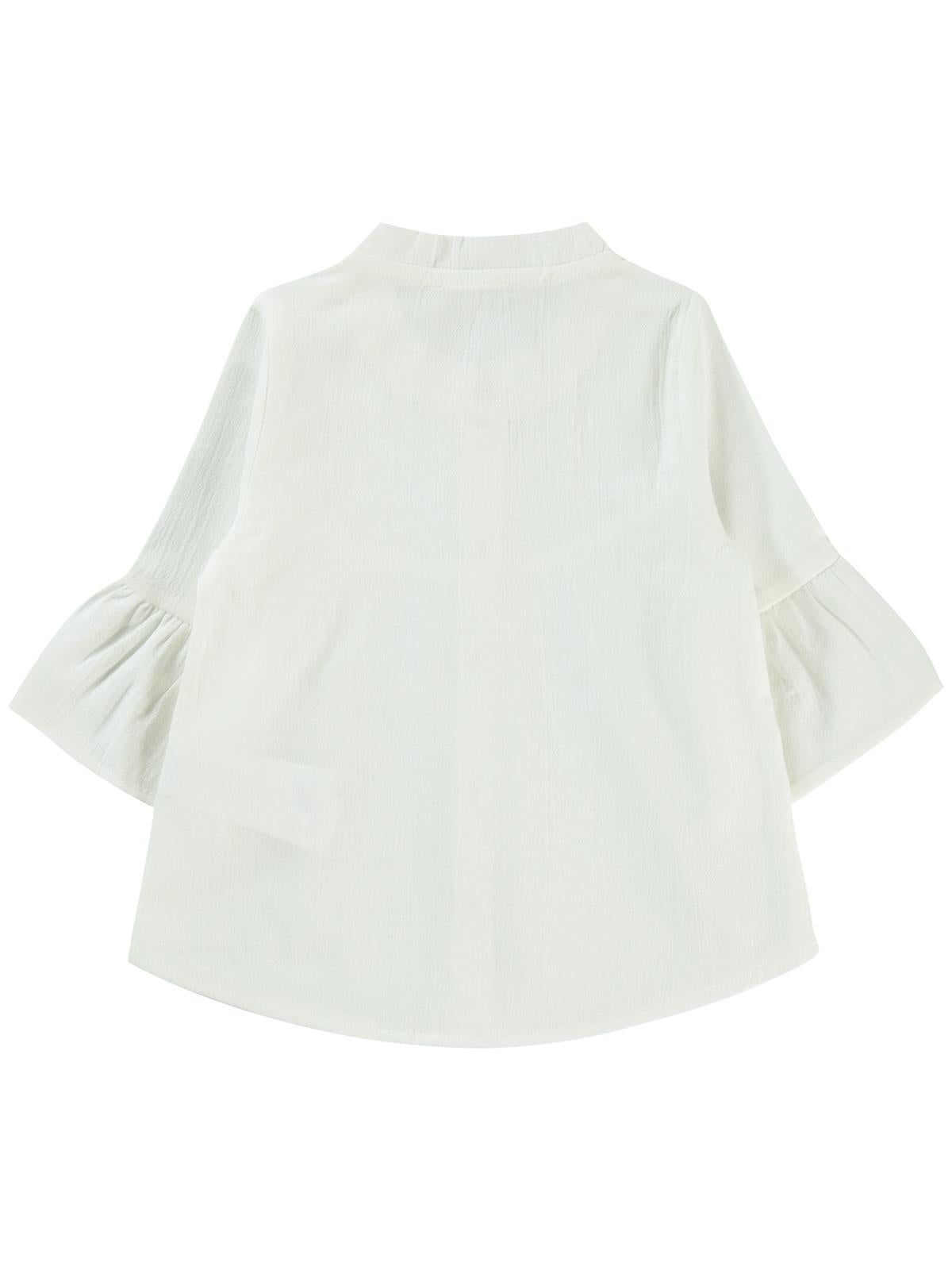 Civil Girls Valon Kol 2-5 Yaş Gömlek - Beyaz