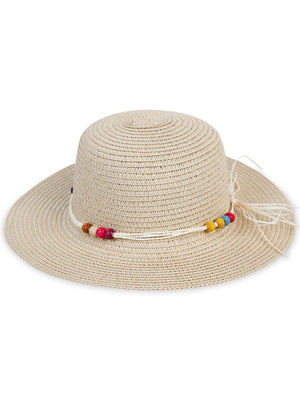 Civil Girls  6-9 YAŞ KIZ HASIR ŞAPKA - Bej