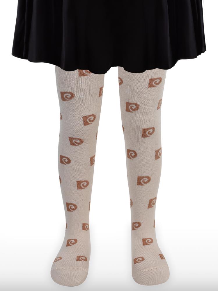 Pierre Cardin 3-11 Yaş Kız Çocuk Külotlu Çorap - Bej