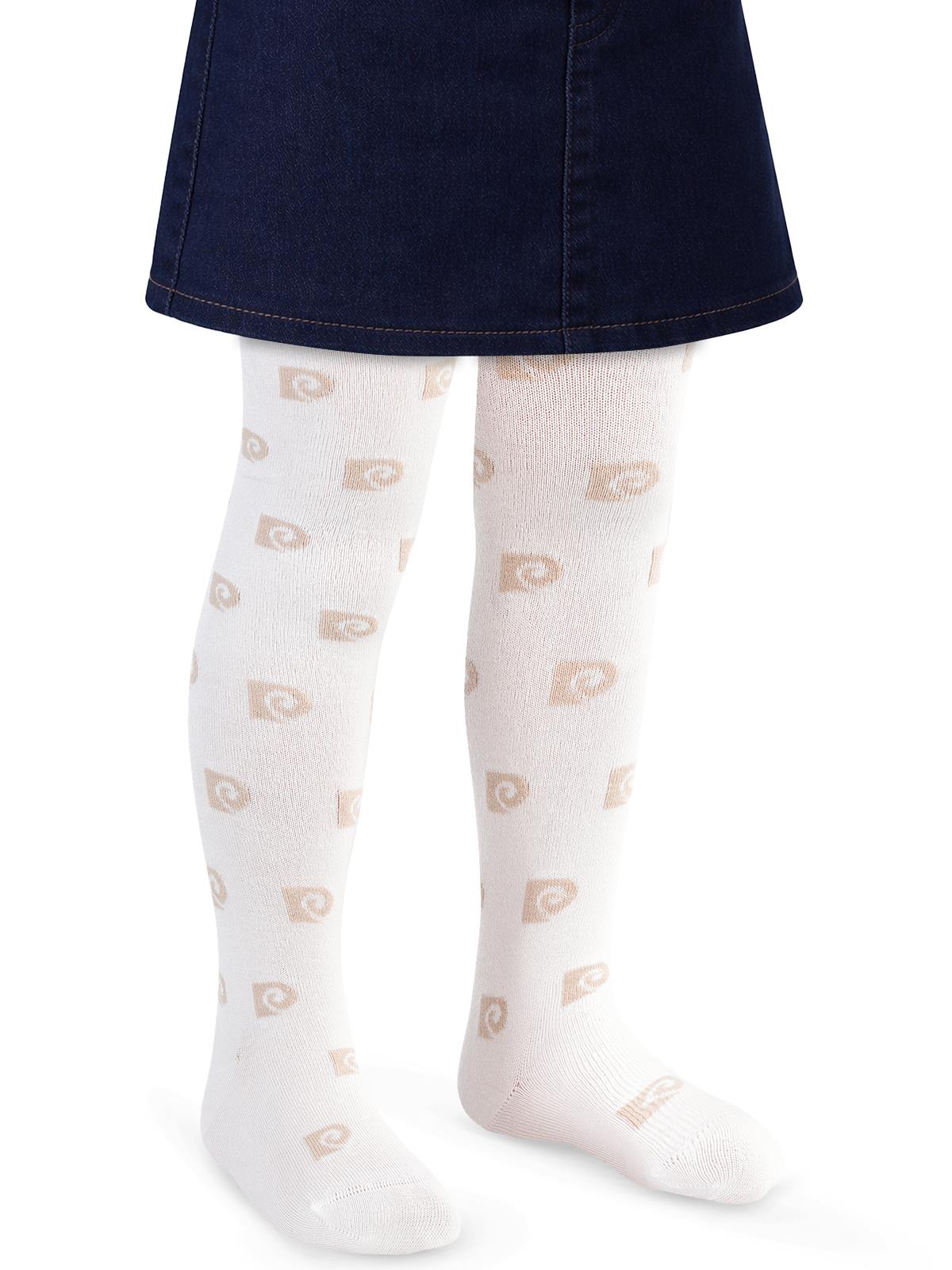 Pierre Cardin 3-11 Yaş Kız Çocuk Külotlu Çorap - Ekru