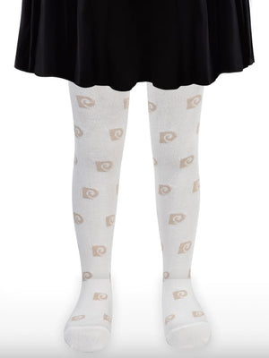 Pierre Cardin 3-11 Yaş Kız Çocuk Külotlu Çorap - Ekru