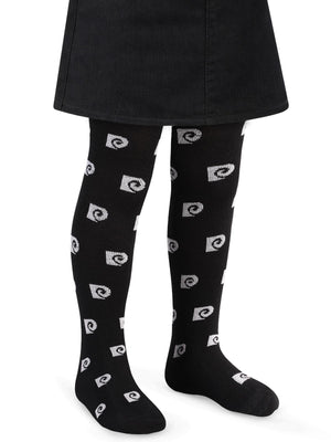 Pierre Cardin 3-11 Yaş Kız Çocuk Külotlu Çorap - Siyah