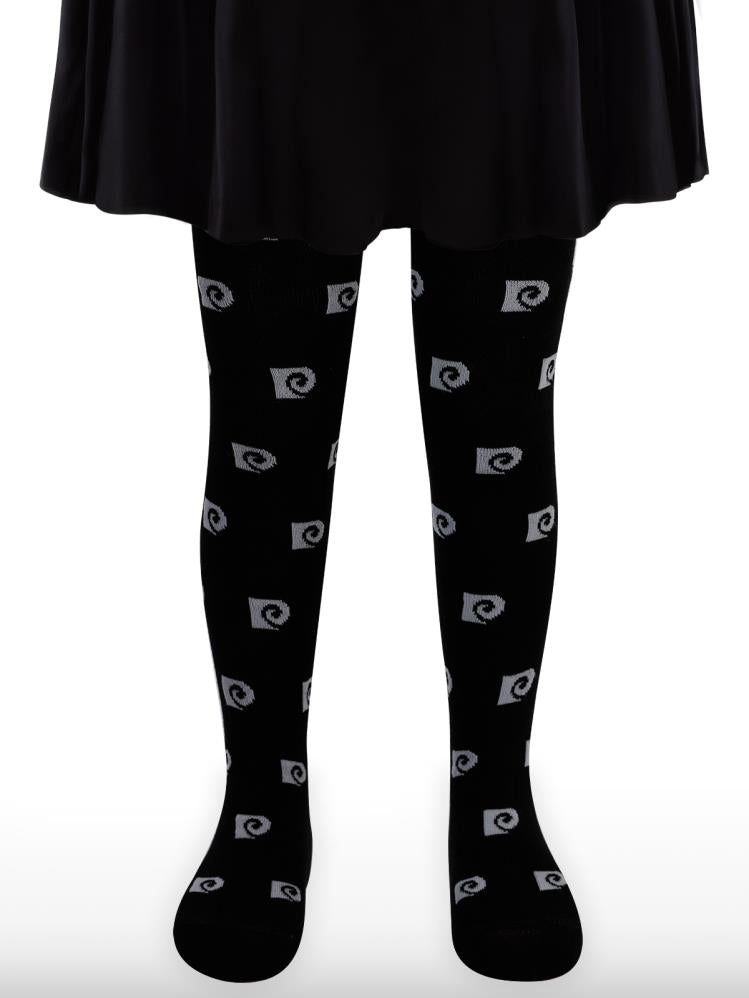 Pierre Cardin 3-11 Yaş Kız Çocuk Külotlu Çorap - Siyah