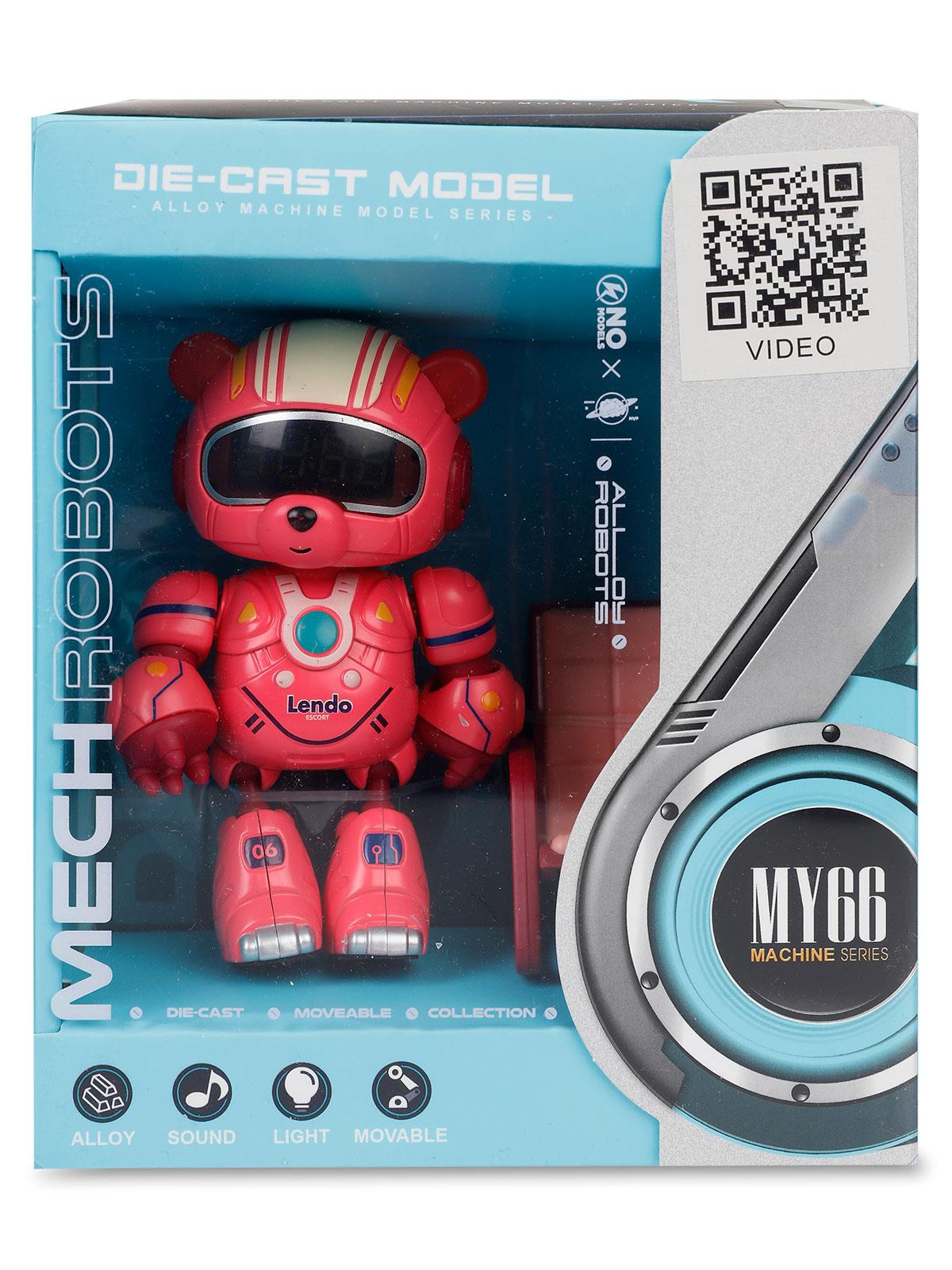 Seher Oyuncak Çalar Saatli  İnteraktif Metal Figür - Kırmızı