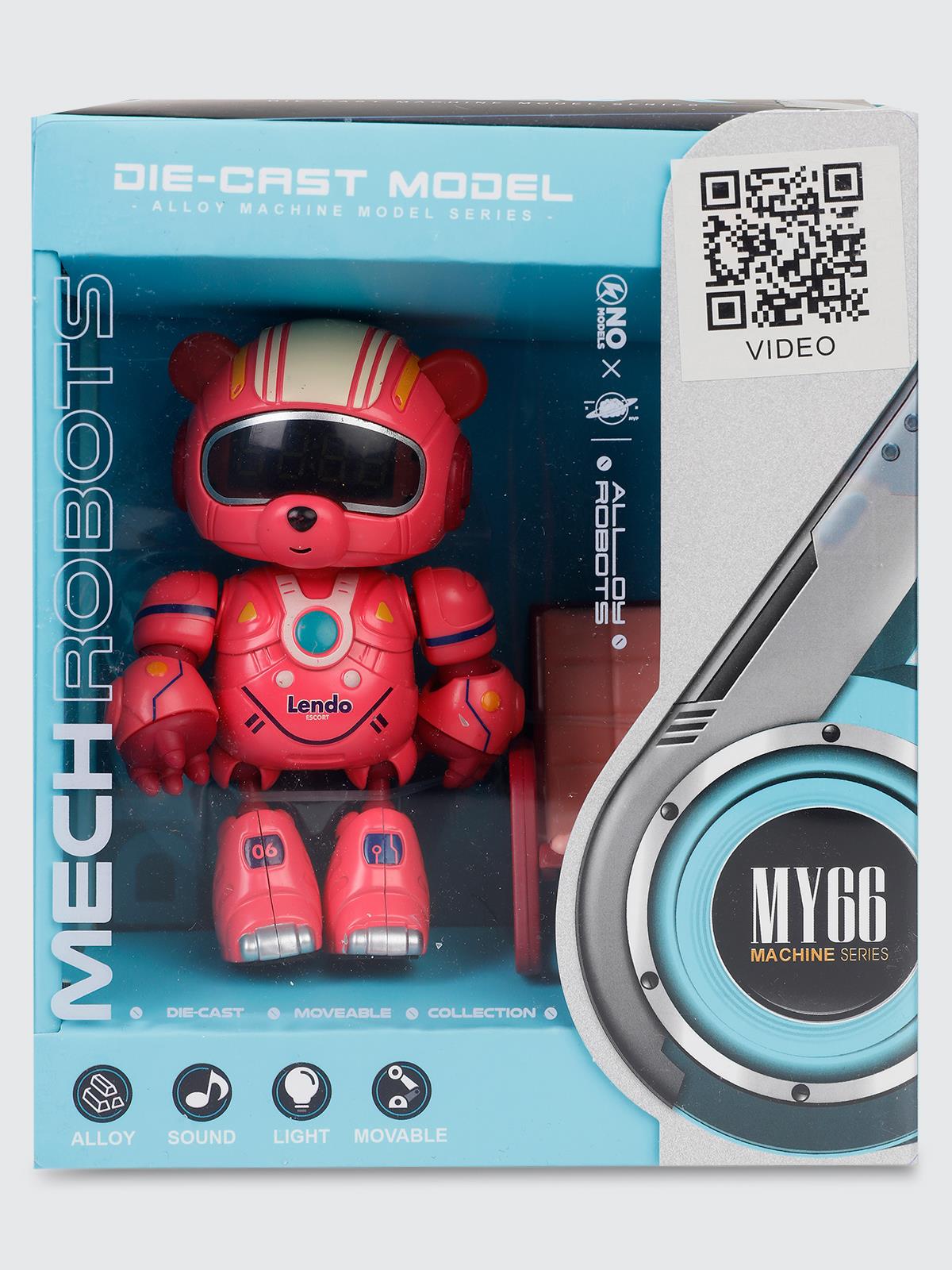 Seher Oyuncak Çalar Saatli  İnteraktif Metal Figür - Kırmızı