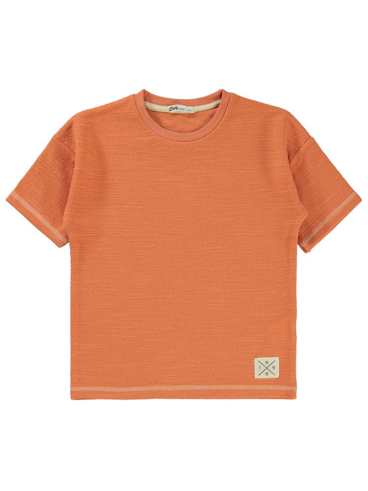 Civil Boys 1996 Armalı 6-9 Yaş Tişört - Turuncu