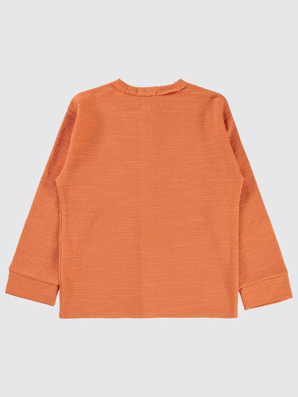 Civil Boys Çzgili 6-9 Yaş Gömlek - Turuncu