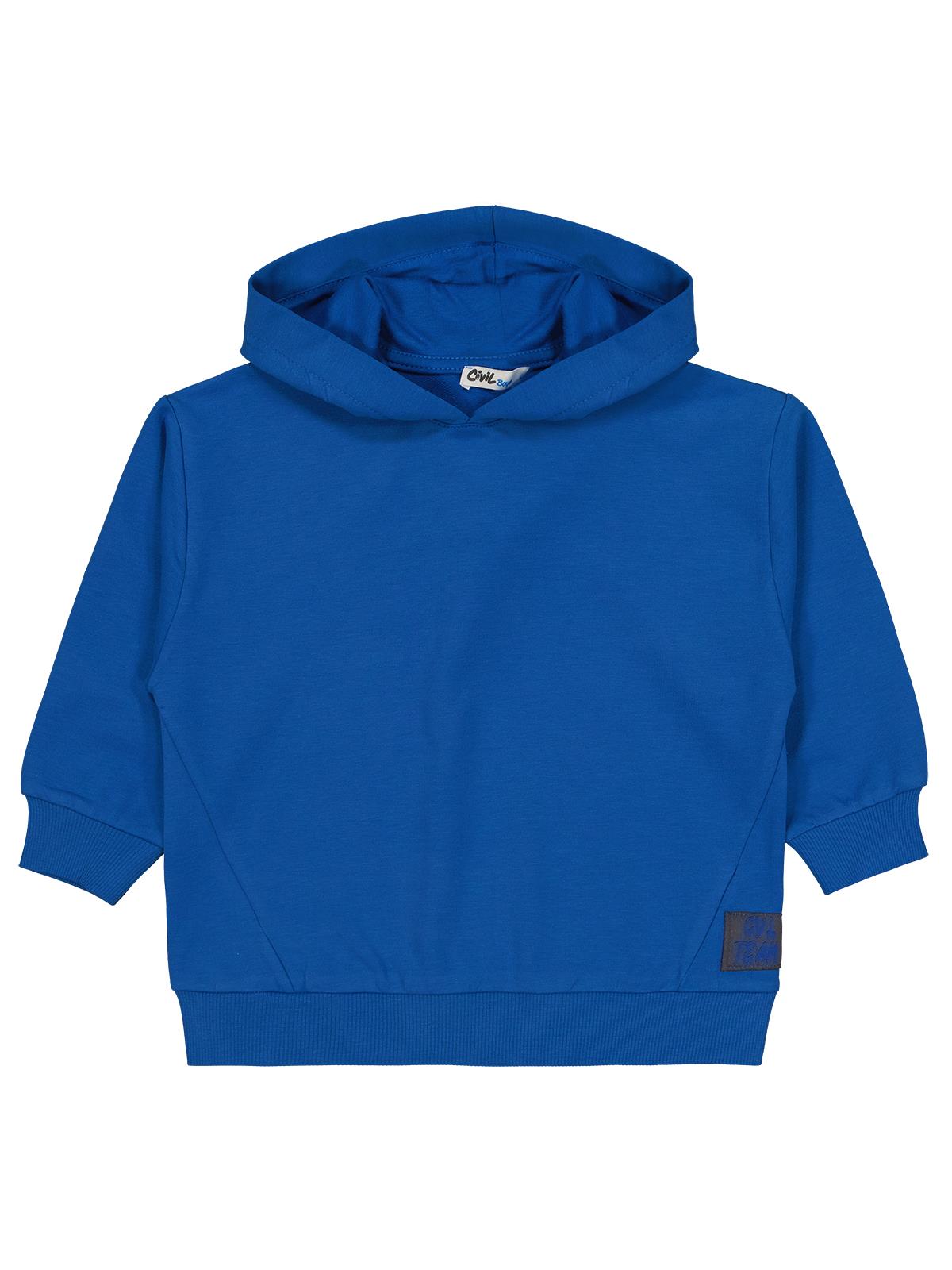 Civil Boys Cvl Team Etiketli 2-5 Yaş Sweatshirt - Mavi