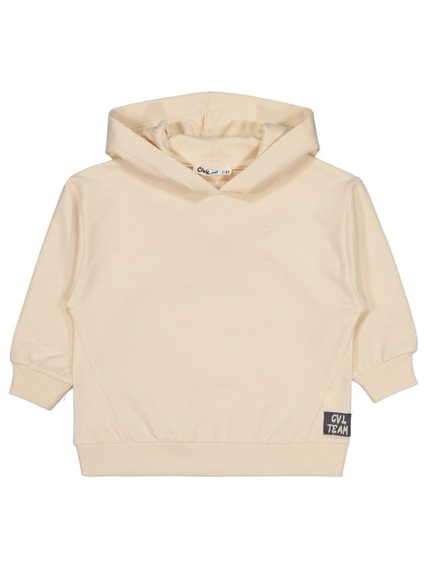 Civil Boys Cvl Team Etiketli 2-5 Yaş Sweatshirt - Bej