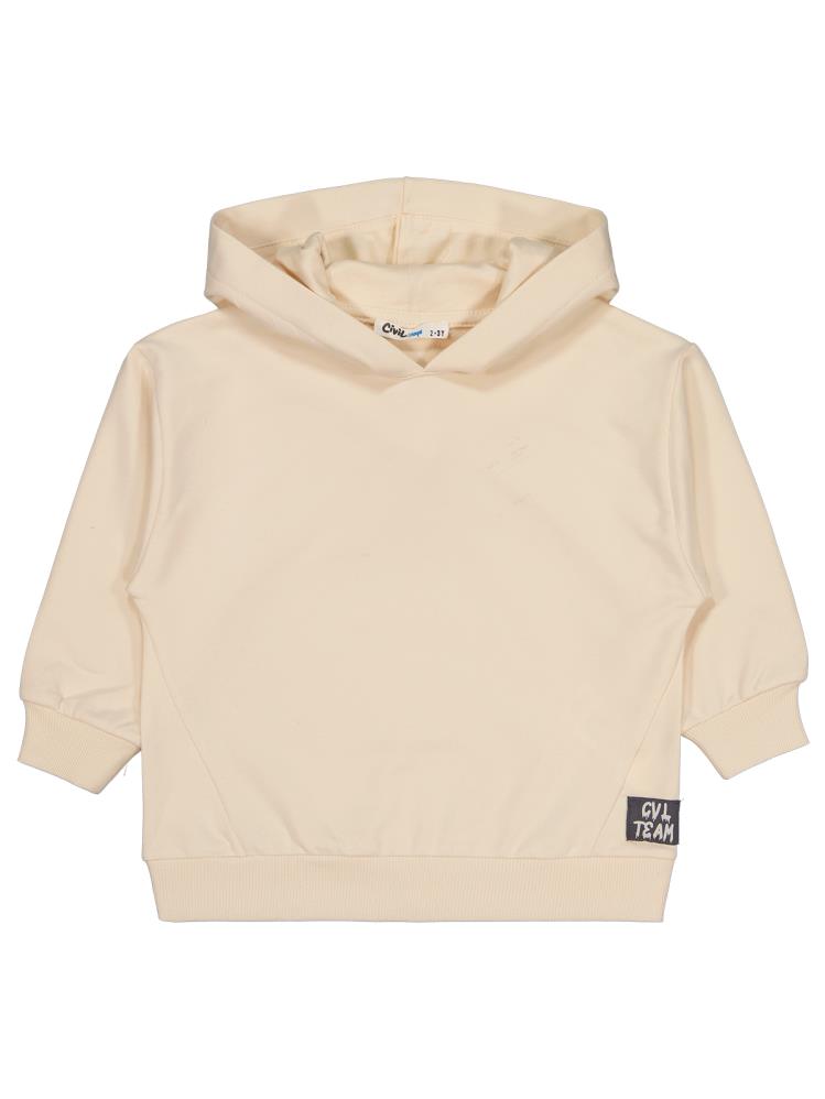 Civil Boys Cvl Team Etiketli 2-5 Yaş Sweatshirt - Bej