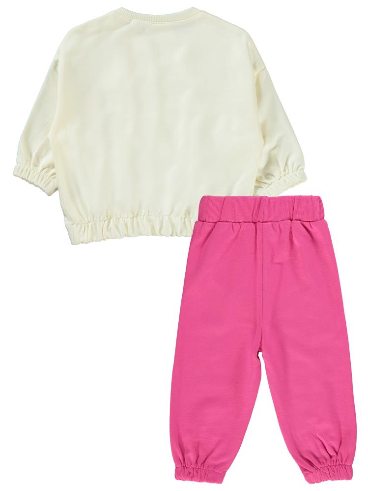 Tweety Baskılı 6-18 Ay Takım - Ekru