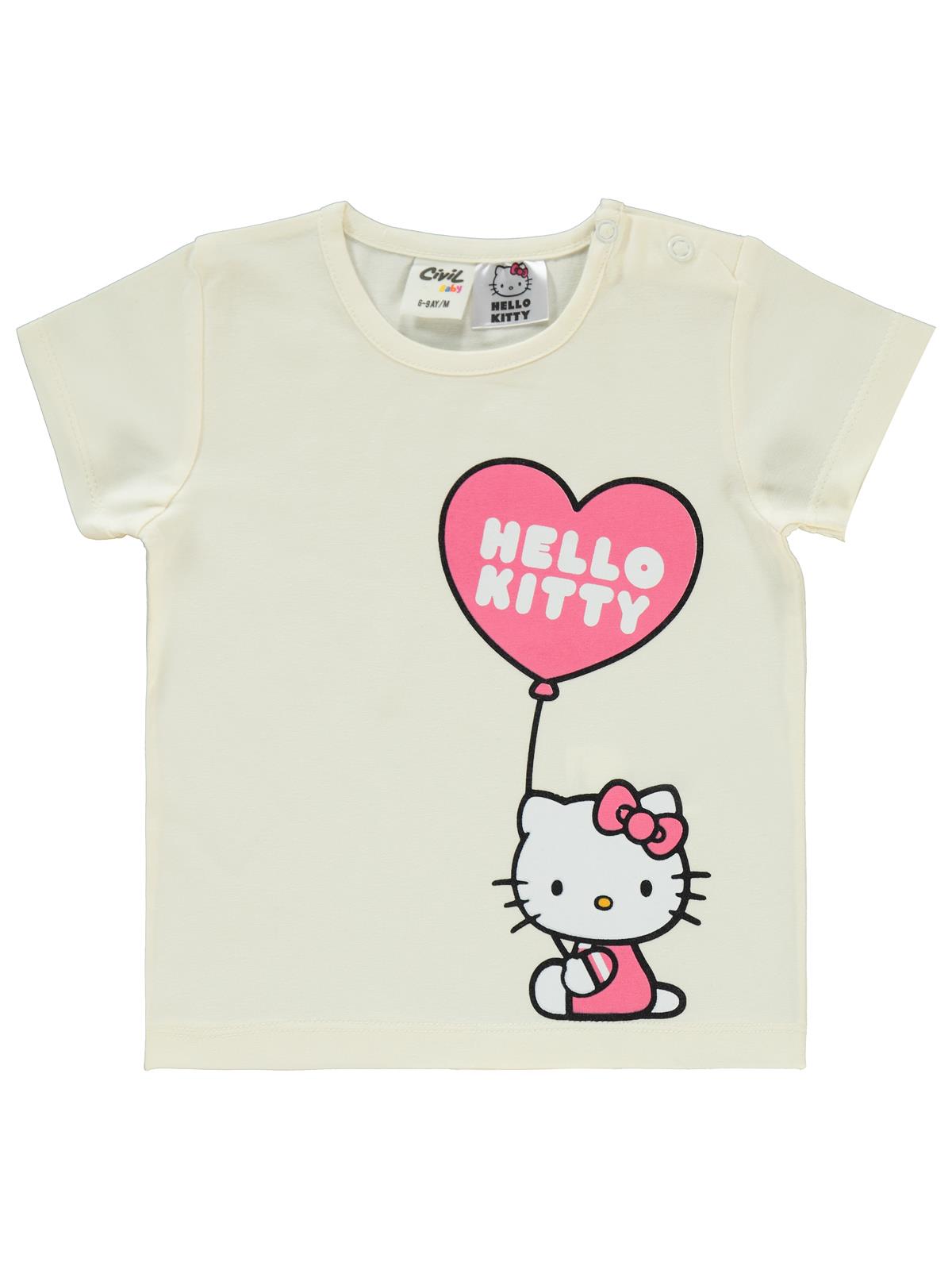 Hello Kitty Baskılı 6-18 Ay Takım - Pembe