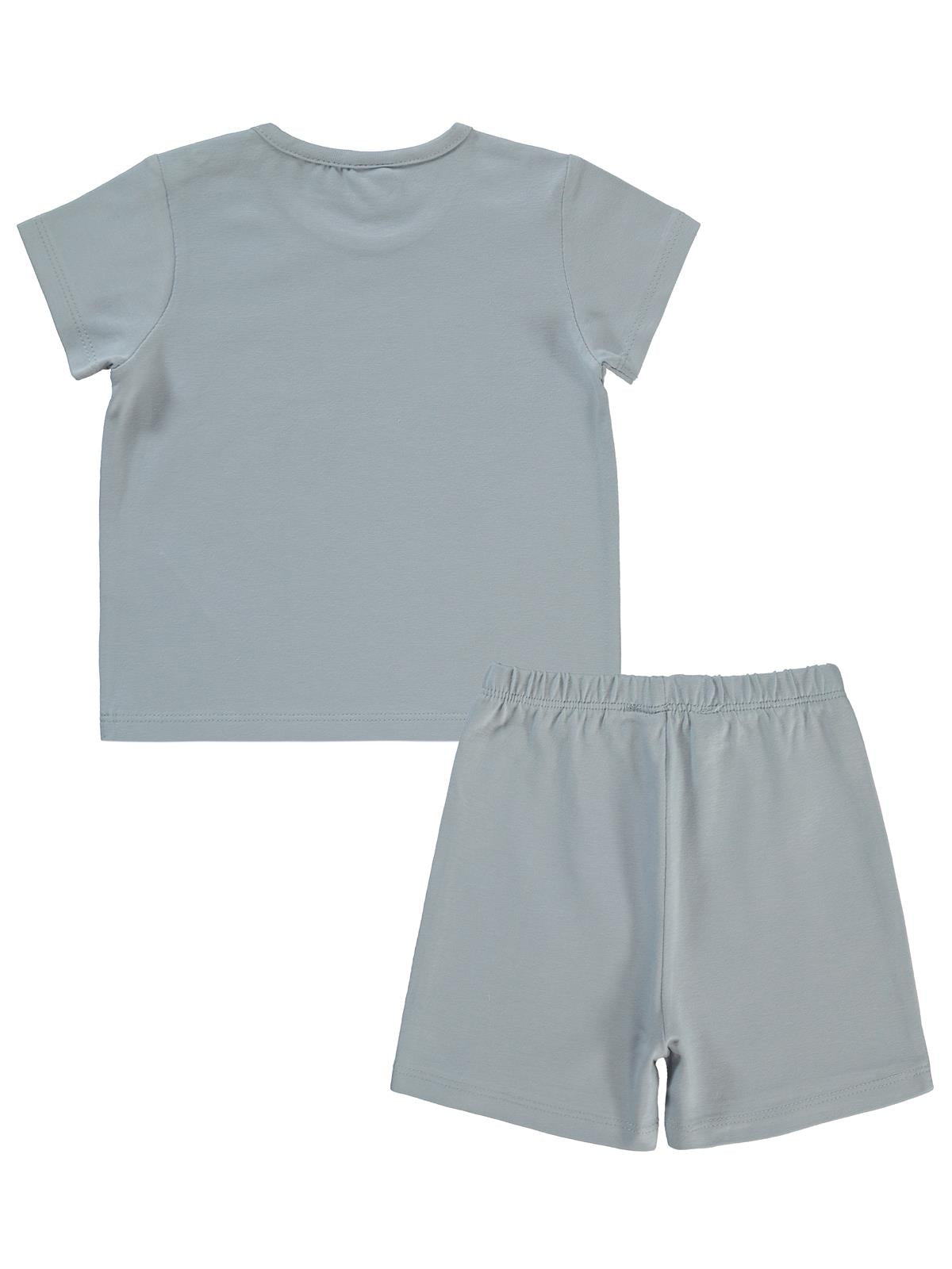 Bugs Bunny Baskılı 6-18 Ay Takım - Mavi