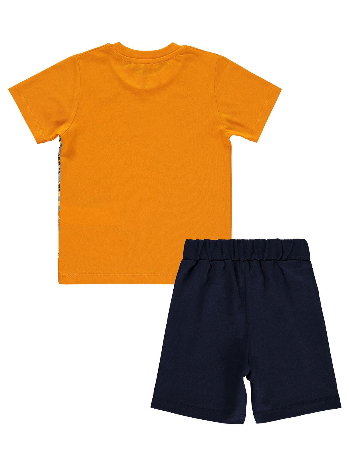 Civil Boys Tenis Baskılı 2-5 Yaş Takım - Turuncu