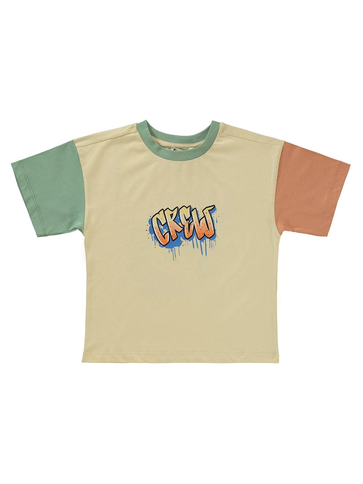 Civil Boys Ceww Baskılı 2-5 Yaş Takım - Turuncu