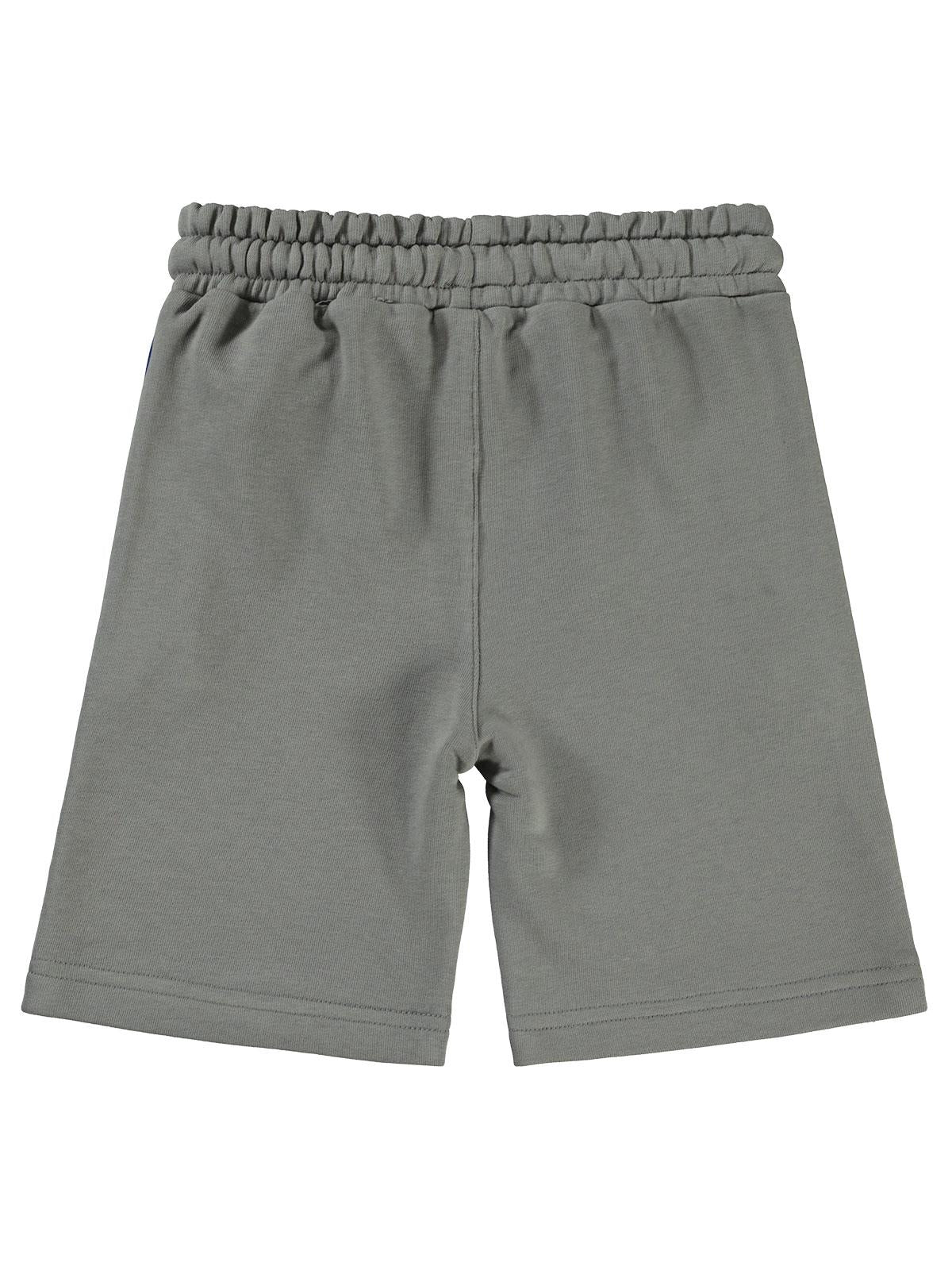 Civil Boys Yazı Baskılı Biyeli 6-9 Yaş Kapri - Gri