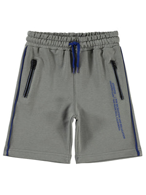 Civil Boys Yazı Baskılı Biyeli 6-9 Yaş Kapri - Gri