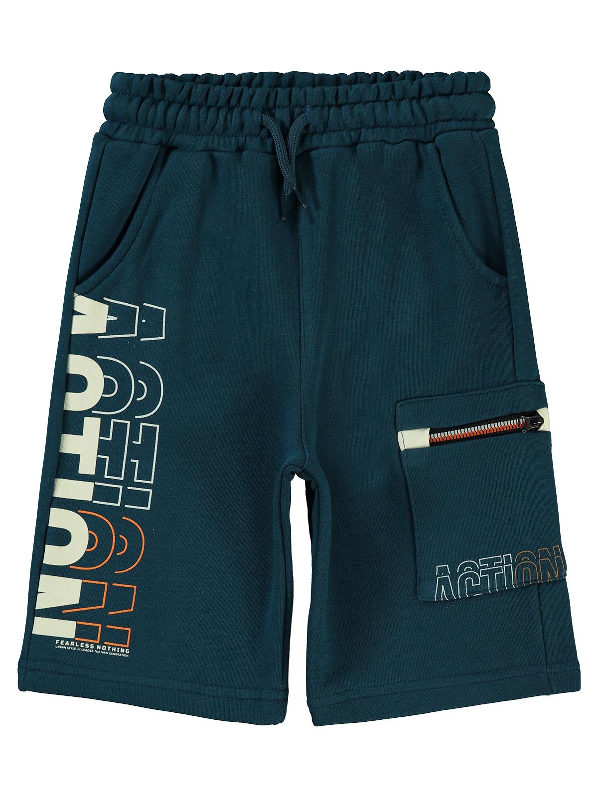 Civil Boys Actıon Baskılı 6-9 Yaş Kapri - Yeşil