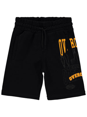 Civil Boys Over Baskılı 6-9 Yaş Kapri - Siyah