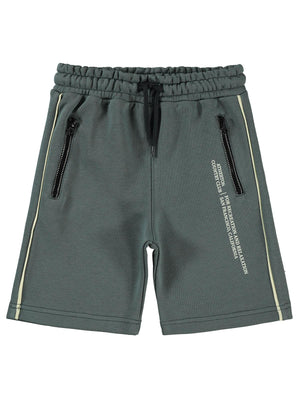 Civil Boys Yazı Baskılı Biyeli 10-13 Yaş Kapri - Gri