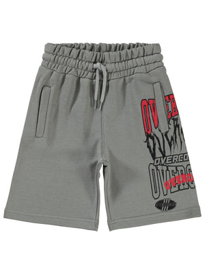 Civil Boys Over Baskılı 10-13 Yaş Kapri - Gri