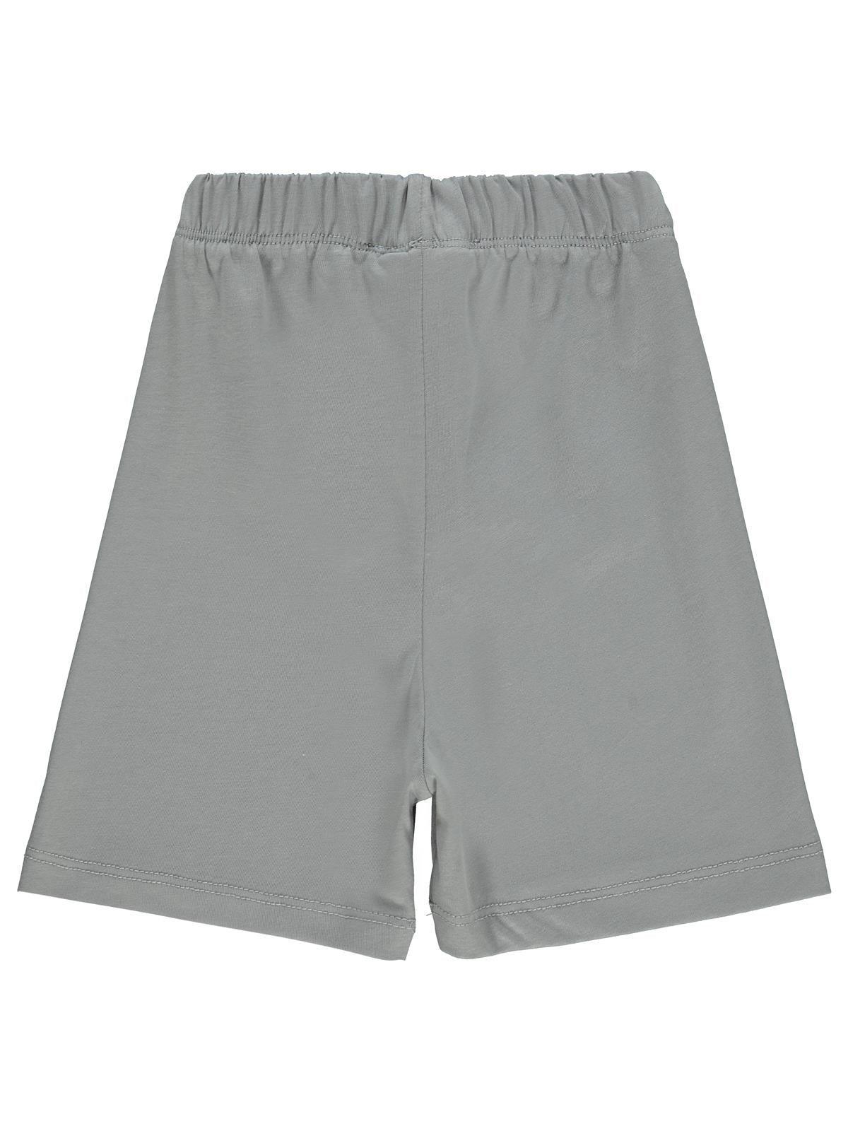 Civil Boys Retro Sufring Baskılı 2-5 Yaş Şort - Gri
