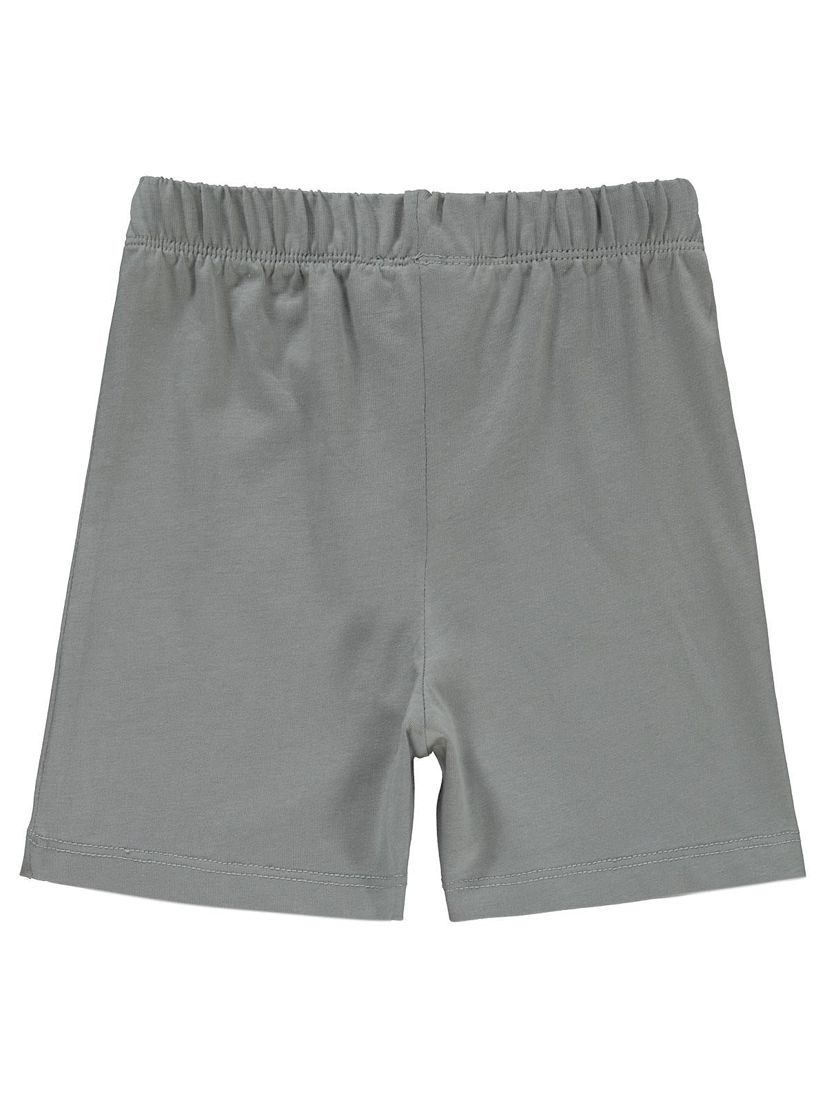 Civil Boys Awesome Baskılı 2-5 Yaş Şort - Gri