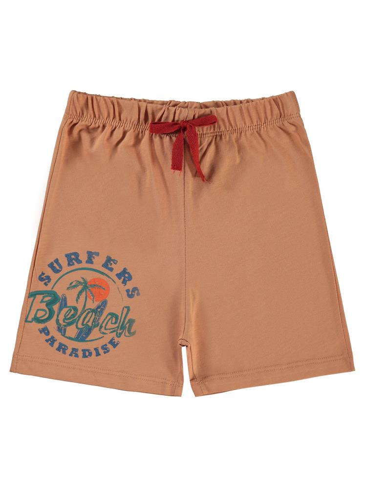 Civil Boys Surfers Beach Baskılı 2-5 Yaş Şort - Turuncu