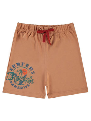 Civil Boys Surfers Beach Baskılı 2-5 Yaş Şort - Turuncu